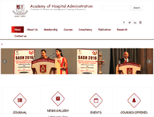 Tablet Screenshot of ahaindia.org